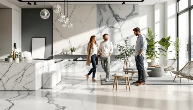 Comparaison entre granito et terrazzo, deux types de revêtements de sol