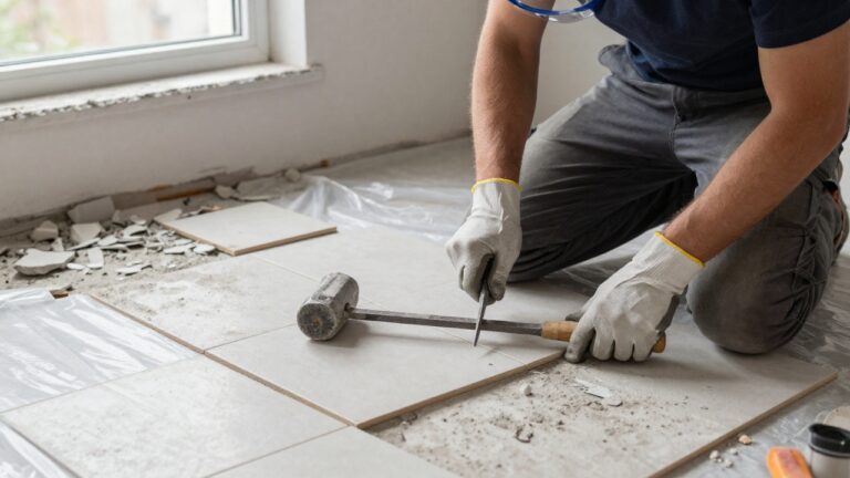 Guide pour enlever du carrelage efficacement et retirer les revêtements