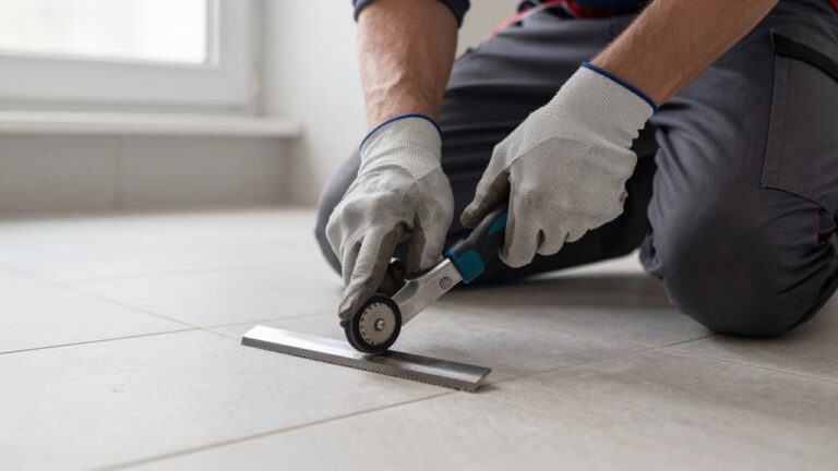 Grattoir pour joints de carrelage, outil efficace pour déjointage précis