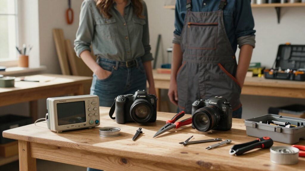 sélection d'outils en O, équipement essentiel pour bricolage