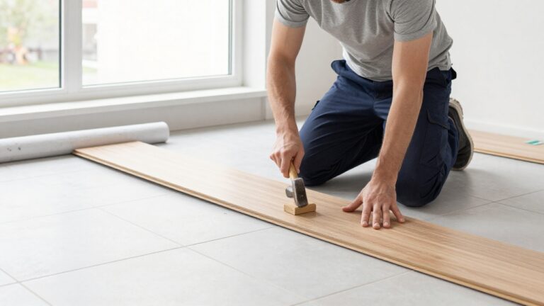 Guide pour installer du parquet flottant sur un revêtement carrelé