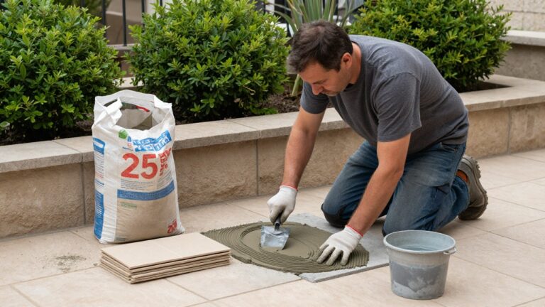 Quelle est la meilleure colle pour carrelage extérieur adaptée aux surfaces extérieures