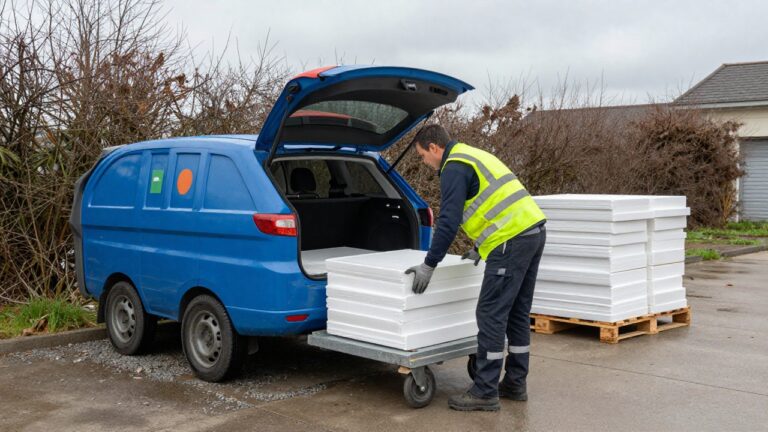Processus de recyclage du polystyrène pour réutilisation durable